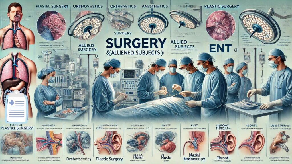 Medicine Allied Subjects and Pediatrics(चिकित्सा संबद्ध विषय और बाल चिकित्सा)